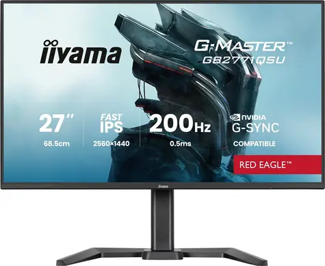 27" IIYAMA G-Master GB2771QSU-B1 čierna / LED / IPS / 2560 x 1440 / 16:9 / 0.5 ms / 1200:1 / 350cd-m2 / VESA