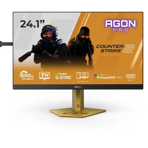 24.1" AOC AGON PRO CS24A čierna / TN / 1920x1080 / 16:9 / 0.5ms / 1000:1 / 500cd-m2 / HDMI + DP / VESA