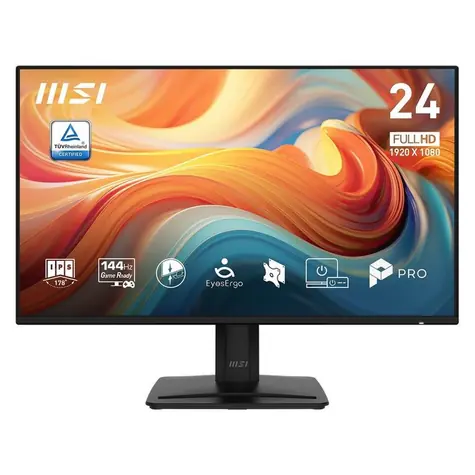 23.8" MSI PRE MP242 E14A čierna / IPS / FHD / 16:9 / 4ms / 1500:1 / 300cd-m2 / HDMI + DP + VGA / VESA
