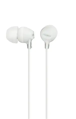 Sony MDR-EX15LP Biela / Slúchadlá do uší