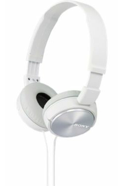 Sony MDR-ZX310 Biela / Slúchadlá s opaskom / 30mm reproduktory / 98 dB
