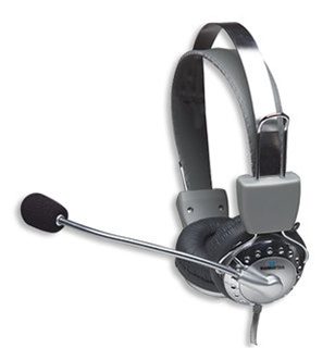 Manhattan Standart stereo headset / čierna