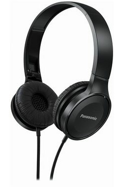 Panasonic RP-HF100E-K čierna / stereo slúchadlá / jack 3.5 mm / Outdoorové