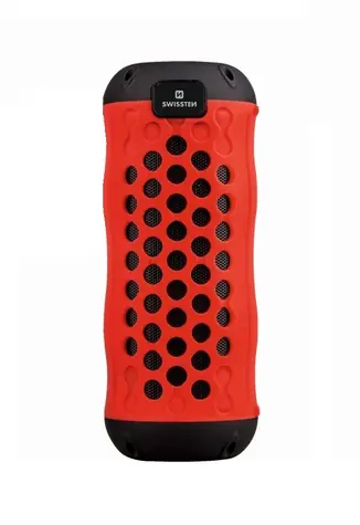 SWISSTEN X-BOOM červená / Bluetooth reproduktor / IPX5 / 2x5W / 2000mAh