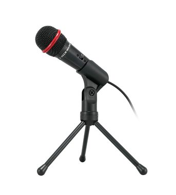 C-TECH MIC-01 / Stolný mikrofón / 3.5&quot; stereo jack / 2.5m
