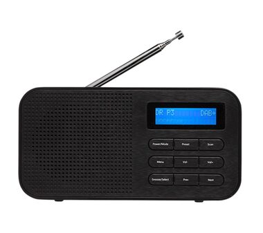 DENVER DAB-42 kompaktné rádio / DAB+ / FM / LCD displej / 1W RMS
