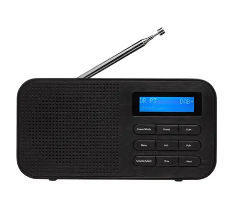 DENVER DAB-42 kompaktné rádio / DAB+ / FM / LCD displej / 1W RMS