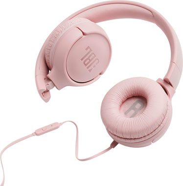 JBL TUNE 500 ružová / slúchadlá na hlavu / mikrofón / Siri a Google Now