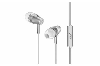 GENIUS slúchadlá HS-M360 strieborná / s mikrofónom / 4pin 3.5mm jack