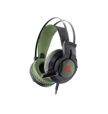 A4tech BLOODY J437 Zelená / Herné slúchadlá s mikrofónom / 7.1 / Mikrofón sklápací / USB / 1.8 m