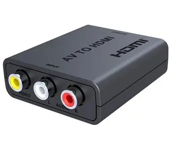 PremiumCord prevodník AV kompozitného signálu na HDMI čierna / 1080p / HDMI 1.3
