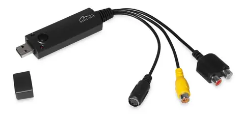 Media-Tech VIDEO GRABBER Analógový audio-video konvertor / USB 2.0 / Podporované systémy PAL | NTSC | Secam_L
