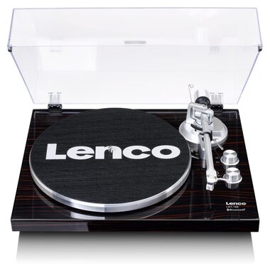 LENCO LBT-188 čierna / Gramofón / 33 & 45 RPM / USB / BT / RCA / predzosilňovač
