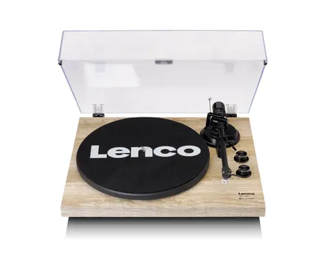 Lenco LBT-188 svetlo hnedá / Gramofón / 33 &amp; 45 RPM / USB / BT / RCA / predzosilňovač