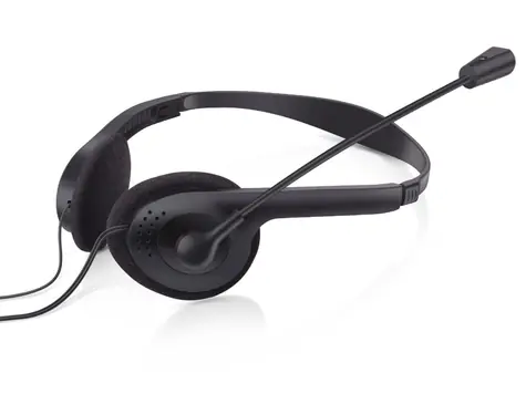 Sandberg USB headset s mikrofónom / otočný mikrofón / USB-A / čierna