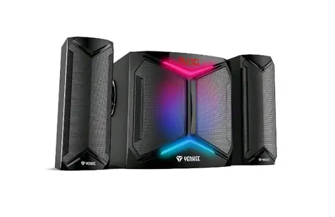 YENKEE YSP 2105 čierna / reproduktory / 2.1 / Bluetooth / 3.5mm jack / RMS 50W / diaľkové ovládanie