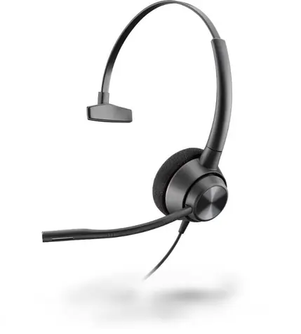 Poly BLACKWIRE 3310 (Microsoft Teams) čierna / náhlavná súprava / mikrofón / 1x slúchadlo / USB-C / ovládač
