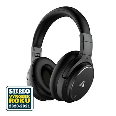 LAMAX NoiseComfort ANC čierna / Bluetooth slúchadlá s mikrofónom / Bluetooth 5.0 / jack 3.5mm