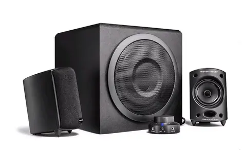 Wavemaster MOODY BT čierna / reproduktory / 2.1 / Bluetooth / 3.5mm jack / RMS 65W / diaľkové ovládanie