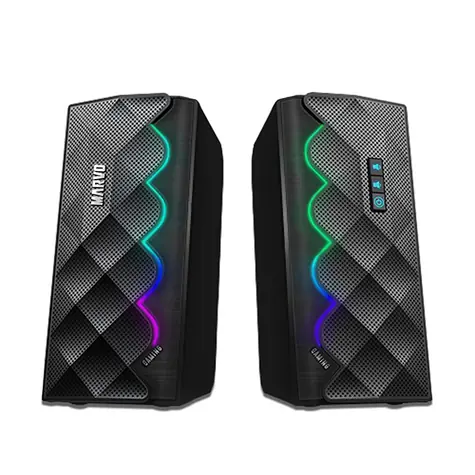 Marvo SG-269 čierna / reproduktory / RGB / 2x3W / 160Hz - 20 kHz / Bluetooth / 3.5mm + USB napájanie / 1.2m