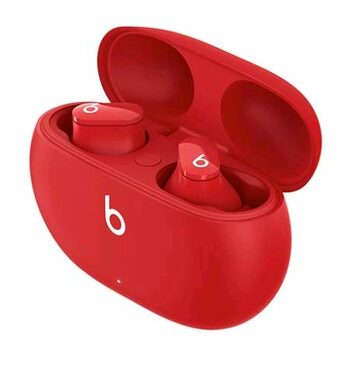 Beats Studio Buds červená / Bezdrôtové slúchadlá / Mikrofón / Bluetooth / s potlačením hluku