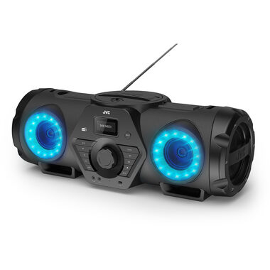 JVC RV-NB300DAB čierna / Prenosný prehrávač / FM a DAB+ tuner / CD / USB / Bluetooth / 60 W