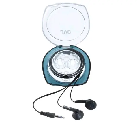 JVC HA-F10CEN čierna / stereo slúchadlá / jack 3.5 mm / s pevným puzdrom