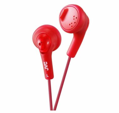 JVC HA-F160-RE červená / stereo slúchadlá / jack 3.5 mm / 1m