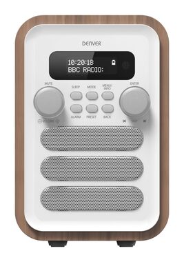 Denver DAB-48 biela / rádio / DAB+ / FM / Bluetooth / výstup na slúchadlá