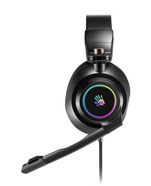 A4tech BLOODY G580 čierna / Herné slúchadlá s mikrofónom / 7.1 / Mikrofón sklápací / USB / 2m