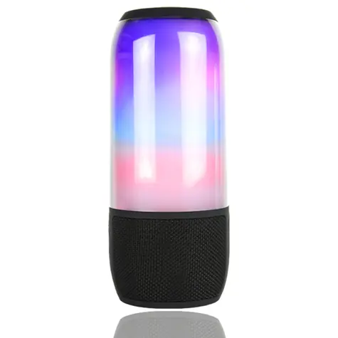 Denver BTL-324 čierna / Prenosný reproduktor / 2x 5W / Bluetooth 5.0 / USB / AUX IN / MP3 / microSD