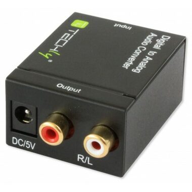 Techly IDATA-SPDIF-3 Konvertor Digital - Analóg