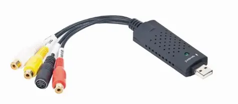 Gembird UVG-002 čierna / video capturing device / s programovaním / TV / FM / USB