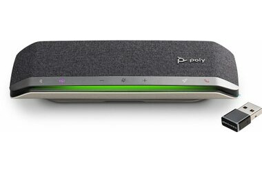 Poly Sync 40+ SY40-M sivá / Konferenčné zariadenie a reproduktor / USB-A&amp;USB-C&amp;BT/ s mikrofónom