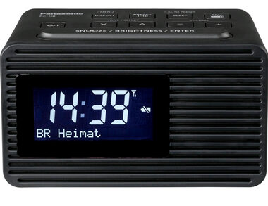 Panasonic RCD8EGK čierna / Rádiobudík / FM / DAB+ / USB 