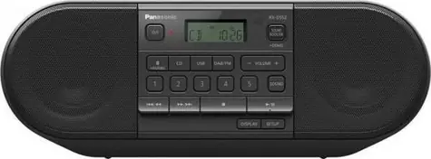 Panasonic RXD552E-K čierna / Rádio / DAB+ / VHF / CD / DC-R/RW / MP3 / BT 4.2 / USB