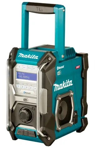 Makita MR004G / Aku stavebné rádio / FM / DAB+ / 3.5mm jack / BT 5.0 / napájací adaptér / bez aku