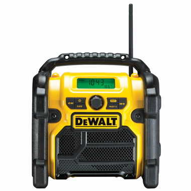 DeWalt DCR020 / Aku stavebné rádio / 10.8-18V / 220V / FM / DAB+ / bez aku