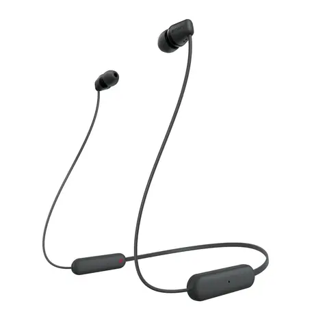 SONY WIC100B.CE7 čierna / Bezdrôtové slúchadlá do uší s mikrofónom / Bluetooth / 25h