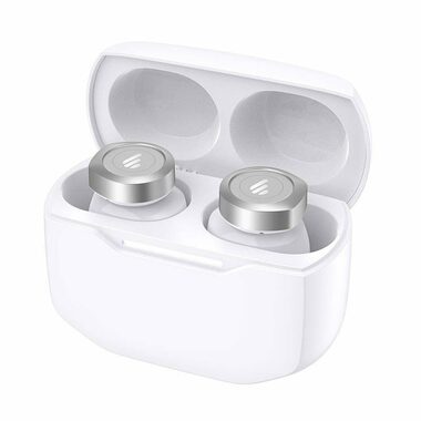 Edifier W240TN biela / Bezdrôtové slúchadlá s mikrofónom / BT 5.3 / IP55 / dobíjacie púzdro