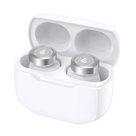 Edifier W240TN biela / Bezdrôtové slúchadlá s mikrofónom / BT 5.3 / IP55 / dobíjacie púzdro