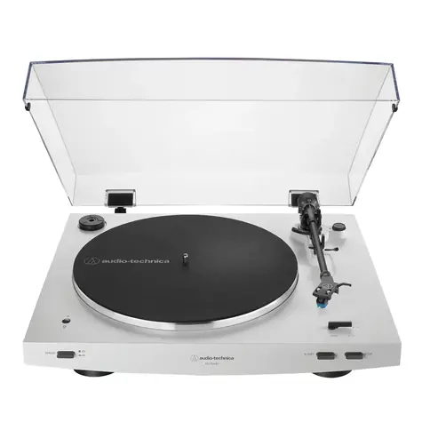 AUDIO TECHNICA AT-LP3XWH biela / 33 1/3 & 45 RPM / RCA / BT / predzosilňovač