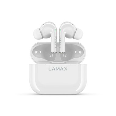LAMAX Clips1 biela / bezdrôtové slúchadlá do uší / mikrofón / Bluetooth 5.1