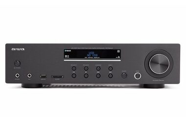 Aiwa AMU-120BTBK čierna / AV receiver / 2.0 / 120W / USB / BT