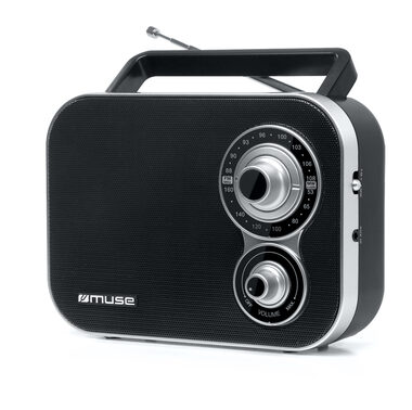 Muse M-051 R čierna / Prenosné rádio / FM / MW / 3.5mm
