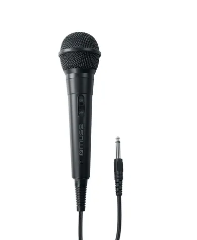Muse MC-20 B čierna / Smerový mikrofón / 6.3mm jack / 3M / dopredaj