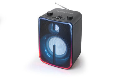 Muse M-1802DJ čierna / Prenosný reproduktor / 60W / Bluetooth / AUX / USB