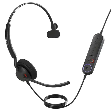 JABRA Engage 40 (4093-413-299) čierna / Mono slúchadlo / mikrofón / ANC / USB-C / MS Mono