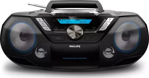 Philips AZB798T/12 čierna / Rádio / CD / FM / DAB+ / BT / USB / 3.5mm / 12W repro