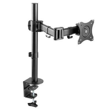 Ultradesk Skeleton Single čierna / Držiak pre monitor / až 9kg / 17 &quot;až 30&quot; / VESA 75x75 &amp; 100x100